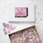 Lilac Fire Dragon Jigsaw Puzzle — Celestial Dragon 110/252/520-Piece