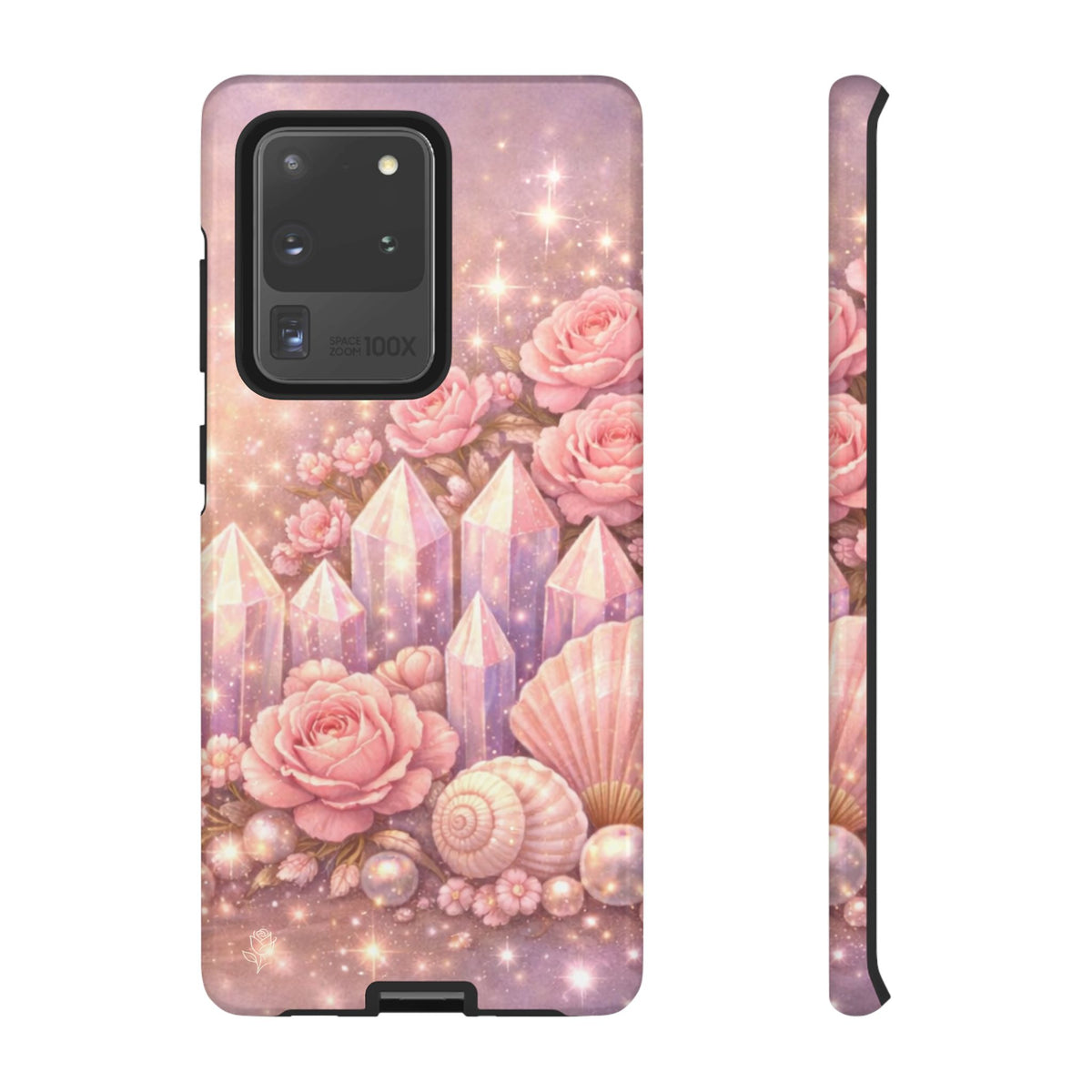 Samsung Galaxy Phone Case — Lemurian Rose Crystal Garden Tough Case