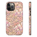 iPhone Case — Angelic Crystal Garden Phone Case — Pink Floral Quartz Protective Cover