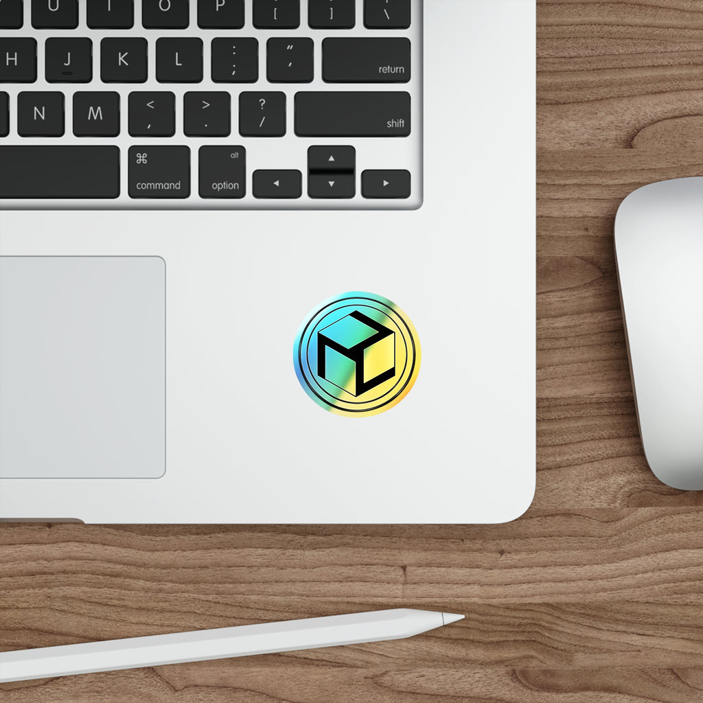 Holographic Antahkarana Die-Cut Sticker — Reiki Symbol