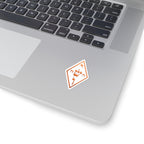 Copper The Yoshua Radionic Symbol - Sacred Geometry - Protection — Kiss-Cut Sticker for Laptops & Journals