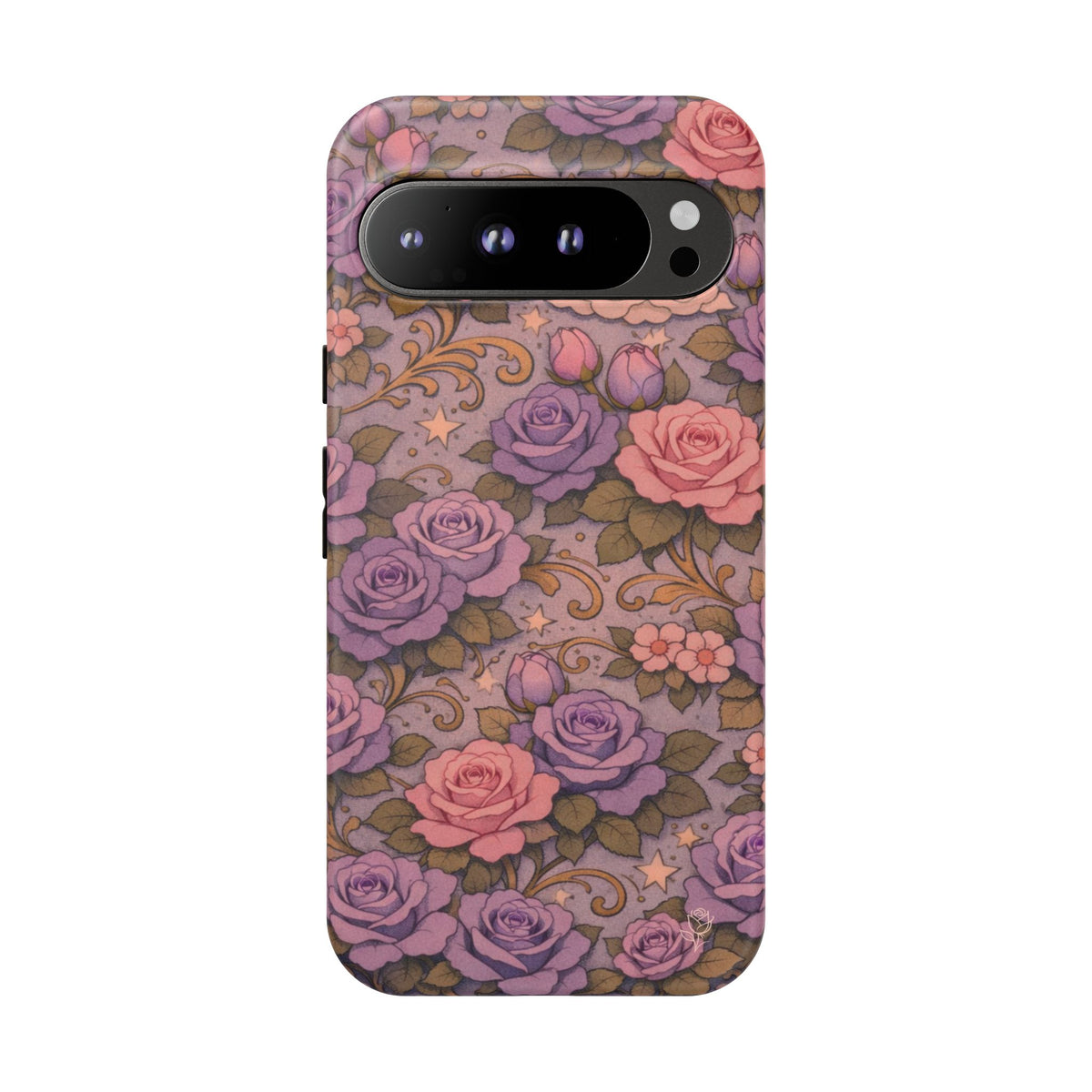 Google Pixel Tough Phone Case — The Sisterhood of the Rose — Master Portia's Rose Garden Vintage Drop-Proof Phone Cover