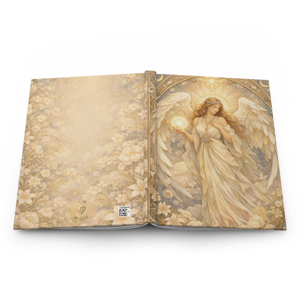 Birthday Angel Sitael Hardcover Journal (Lined Pages) — Spiritual Prayer & Gratitude Notebook