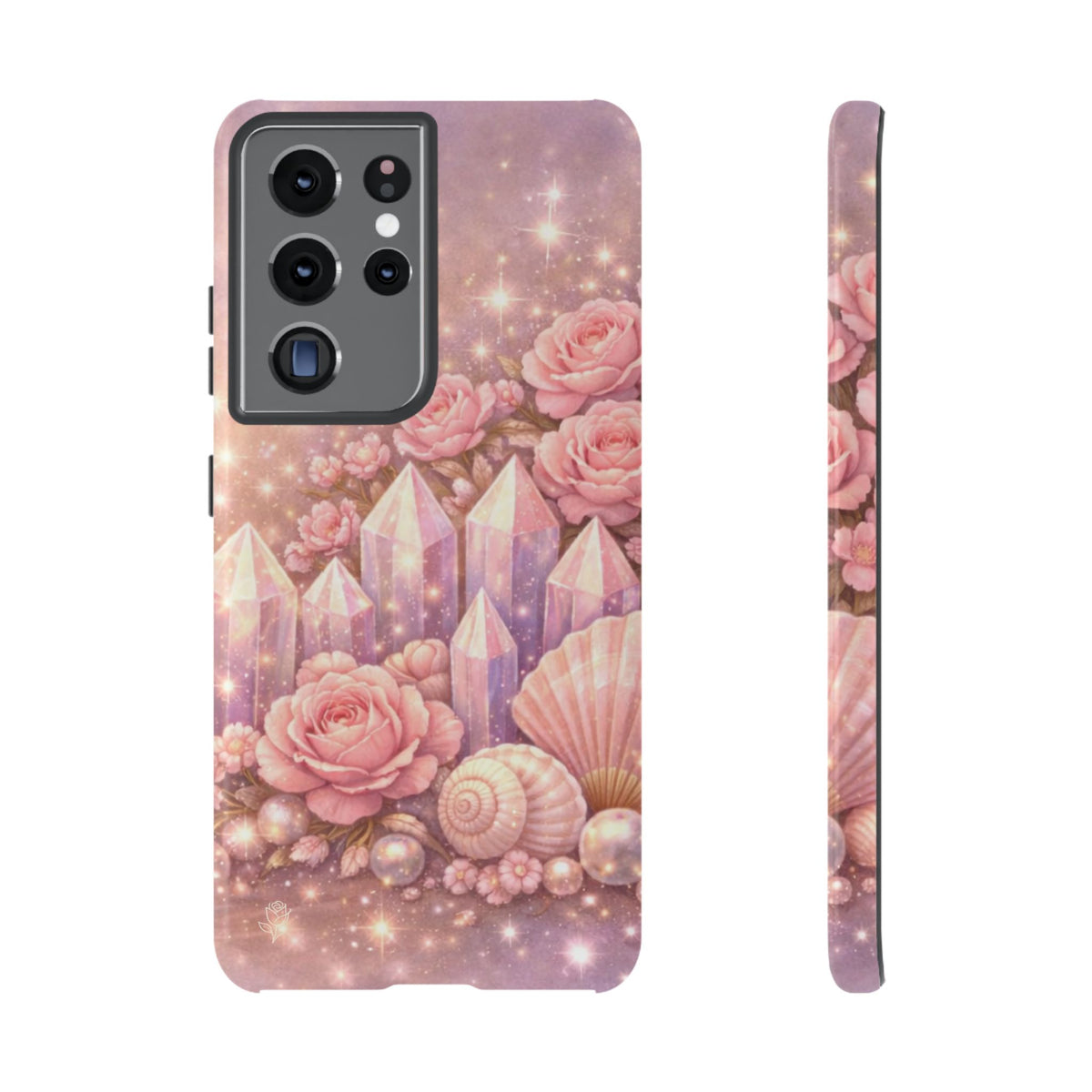 Samsung Galaxy Phone Case — Lemurian Rose Crystal Garden Tough Case