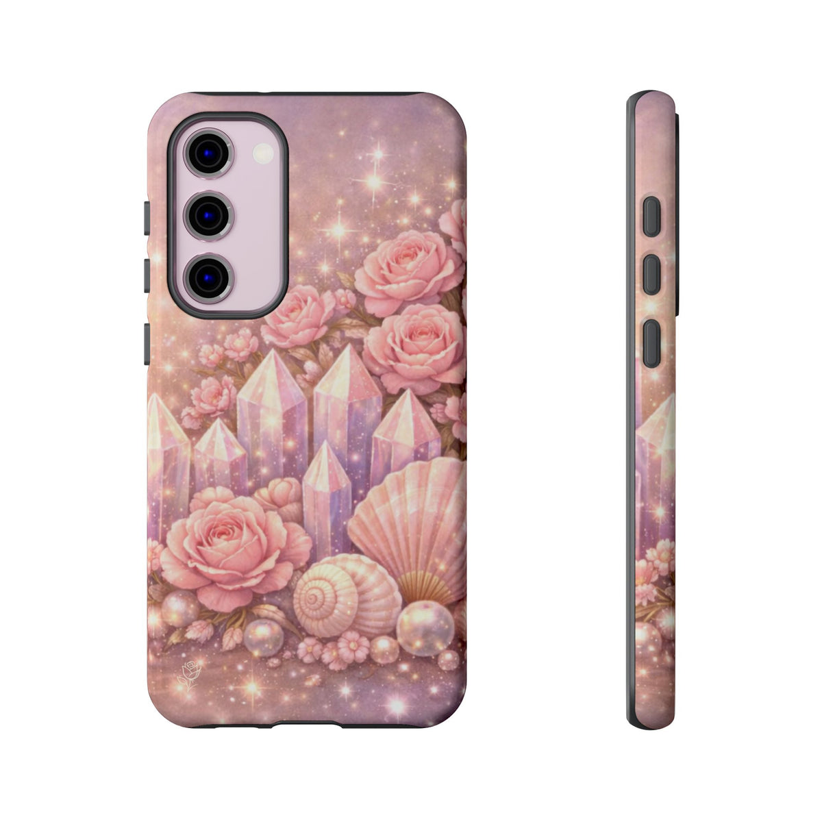 Samsung Galaxy Phone Case — Lemurian Rose Crystal Garden Tough Case