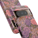Google Pixel Tough Phone Case — The Sisterhood of the Rose — Master Portia's Rose Garden Vintage Drop-Proof Phone Cover