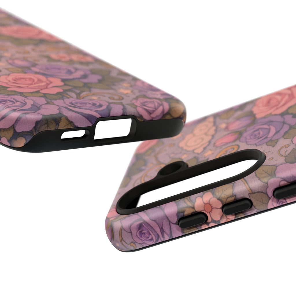 Samsung Galaxy Tough Phone Case — Master Portia's Rose Garden — The Sisterhood of the Rose Protective Samsung Cover