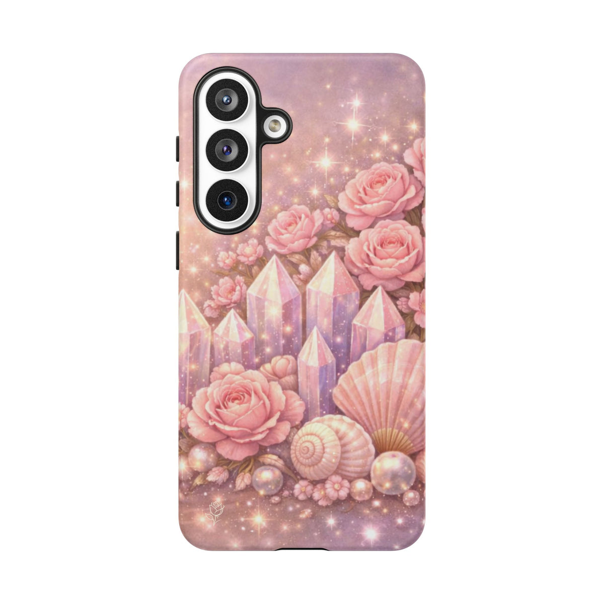 Samsung Galaxy Phone Case — Lemurian Rose Crystal Garden Tough Case