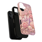 iPhone Case - Lemurian Rose Crystal Garden iPhoneTough Case
