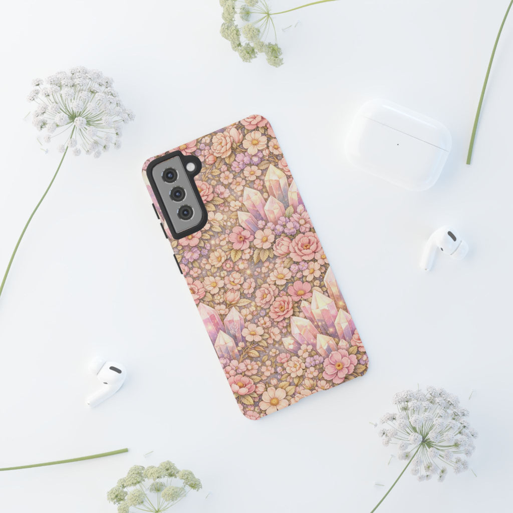 Samsung Galaxy Phone Case - Angelic Crystal Garden Tough Phone Case