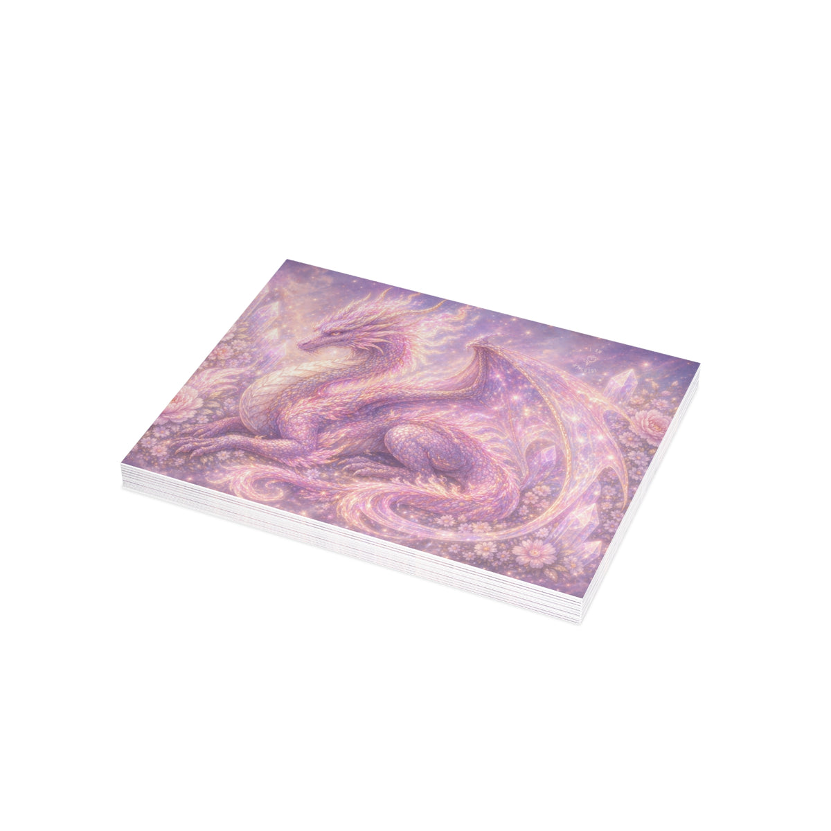 Lilac Fire Dragon Postcard Bundles (envelopes included)