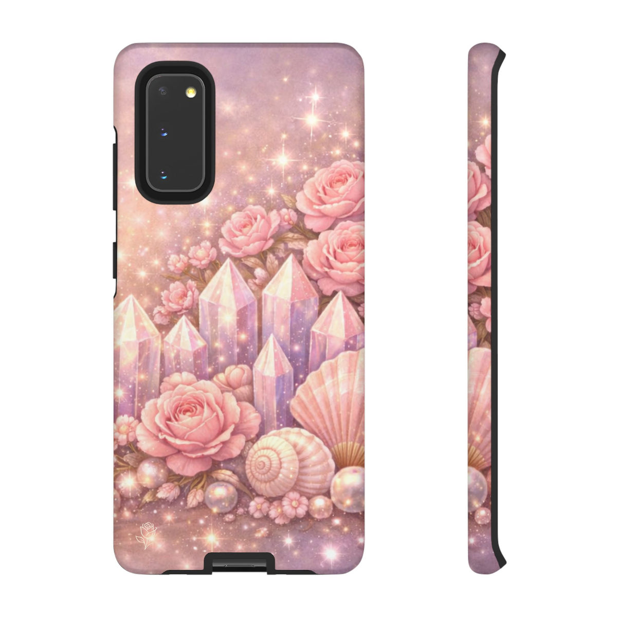 Samsung Galaxy Phone Case — Lemurian Rose Crystal Garden Tough Case