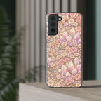 Samsung Galaxy Phone Case — Angelic Crystal Garden Clear Flexi Case