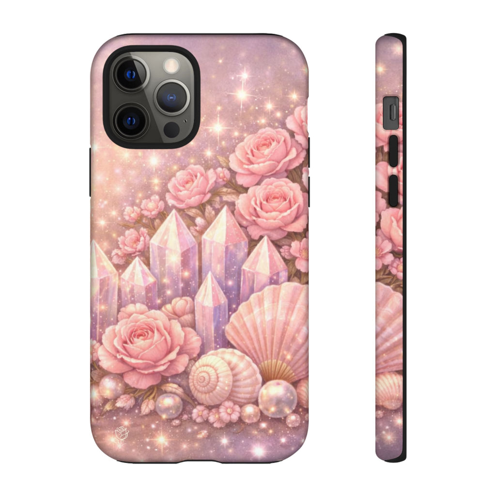 iPhone Case - Lemurian Rose Crystal Garden iPhoneTough Case