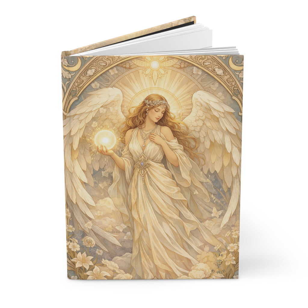 Birthday Angel Sitael Hardcover Journal (Lined Pages) — Spiritual Prayer & Gratitude Notebook