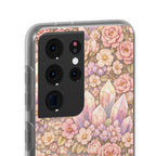 Samsung Galaxy Phone Case — Angelic Crystal Garden Clear Flexi Case