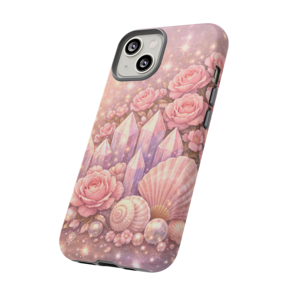 iPhone Case - Lemurian Rose Crystal Garden iPhoneTough Case