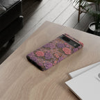 Google Pixel Tough Phone Case — The Sisterhood of the Rose — Master Portia's Rose Garden Vintage Drop-Proof Phone Cover