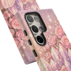 Samsung Galaxy Phone Case — Lemurian Rose Crystal Garden Tough Case