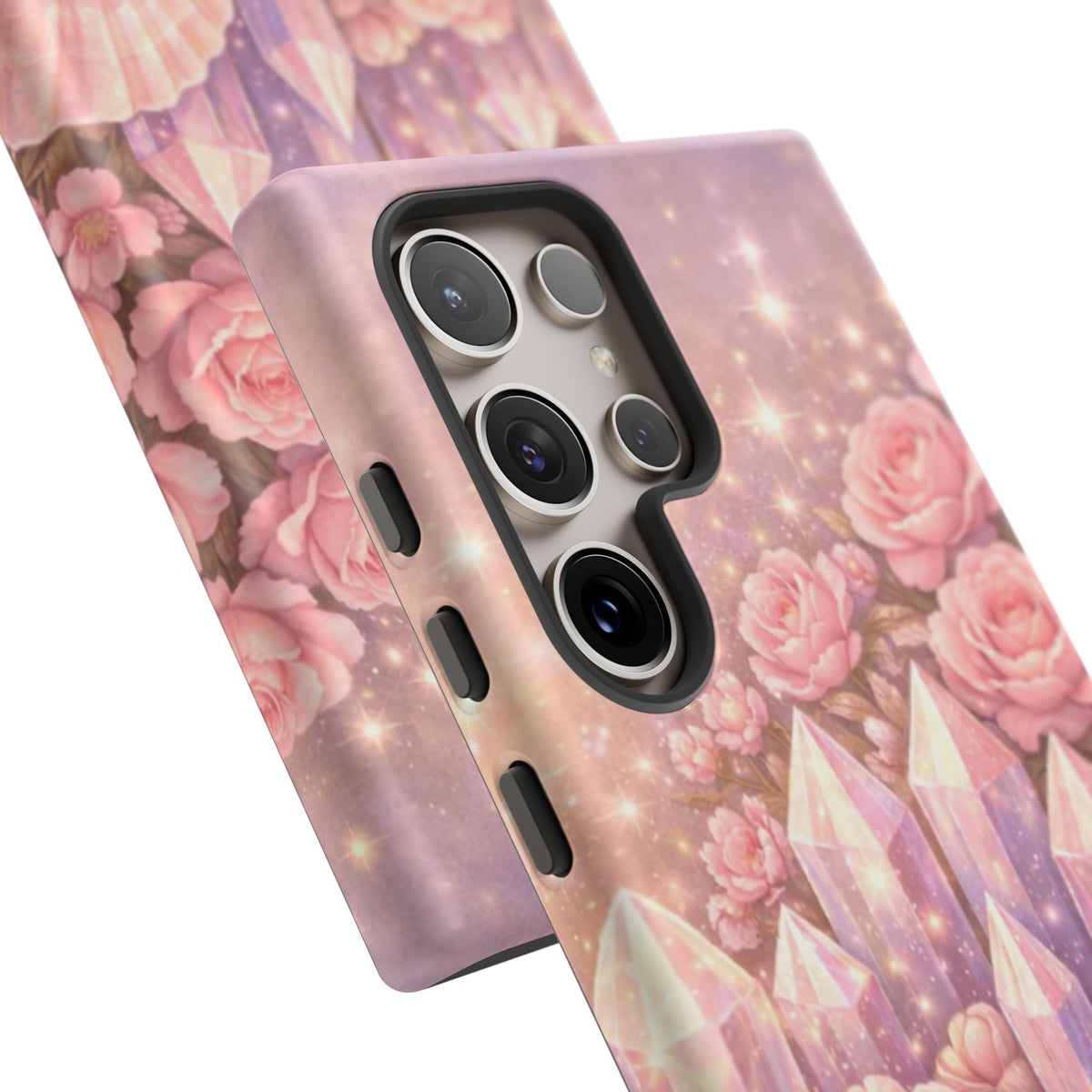 Samsung Galaxy Phone Case — Lemurian Rose Crystal Garden Tough Case