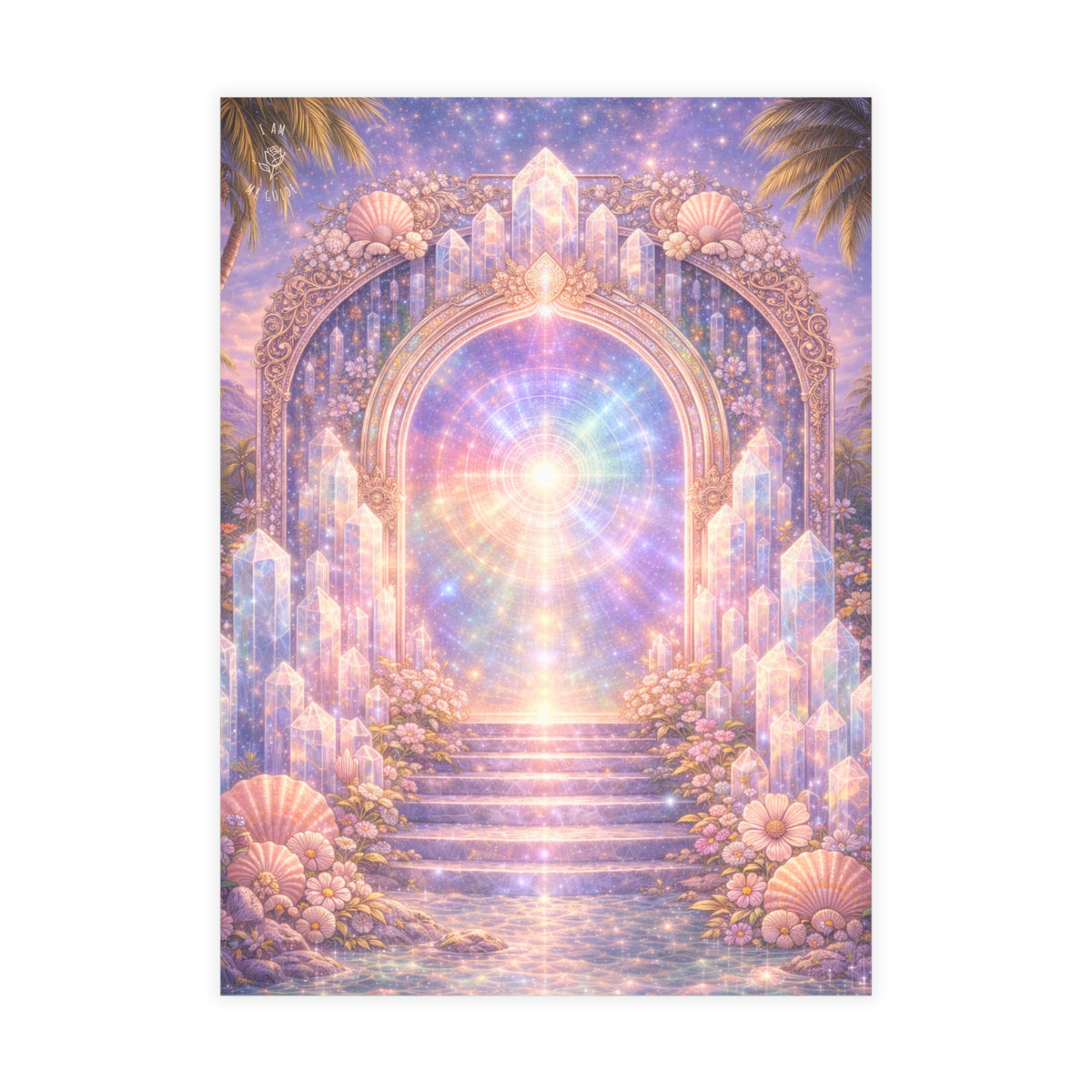 Lemurian Crystal Portal Postcard Bundles (envelopes included)