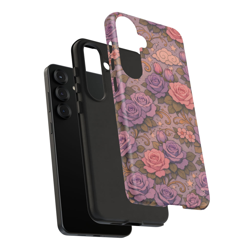 Samsung Galaxy Tough Phone Case — Master Portia's Rose Garden — The Sisterhood of the Rose Protective Samsung Cover