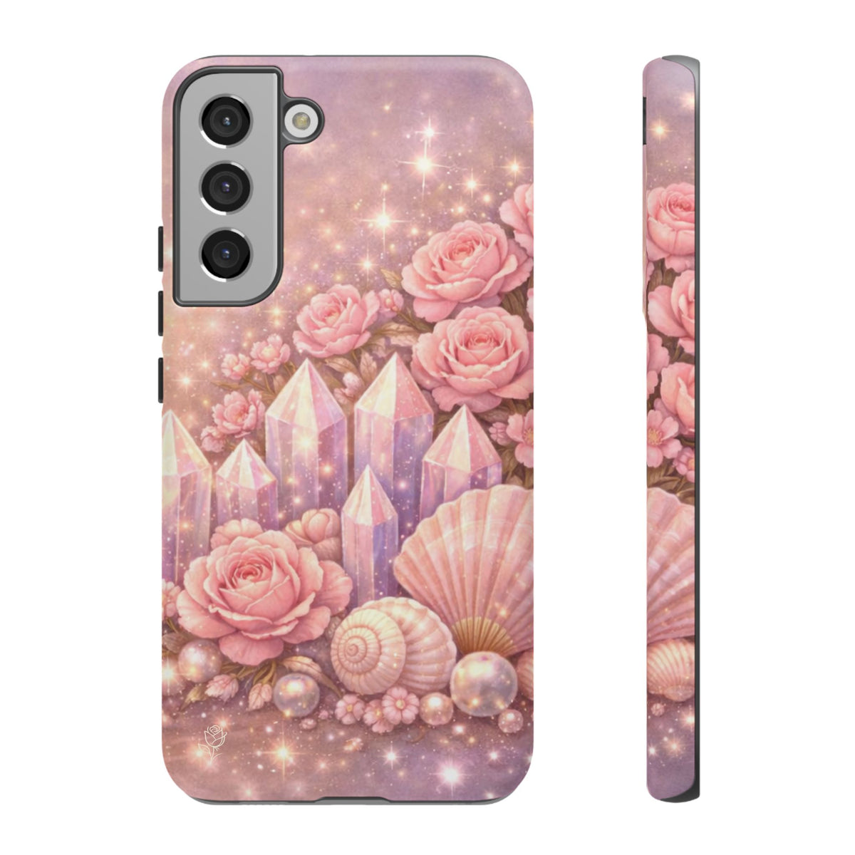 Samsung Galaxy Phone Case — Lemurian Rose Crystal Garden Tough Case