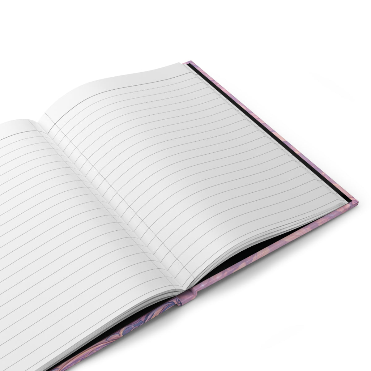 Birthday Angel Vehuiah Hardcover Journal (Lined Pages) — Lavender Guardian Notebook for Spiritual Reflection & Gift