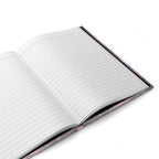 Lemurian Crystal Portal Hardcover Journal (Lined Pages) — Crystal Light Meditation Notebook