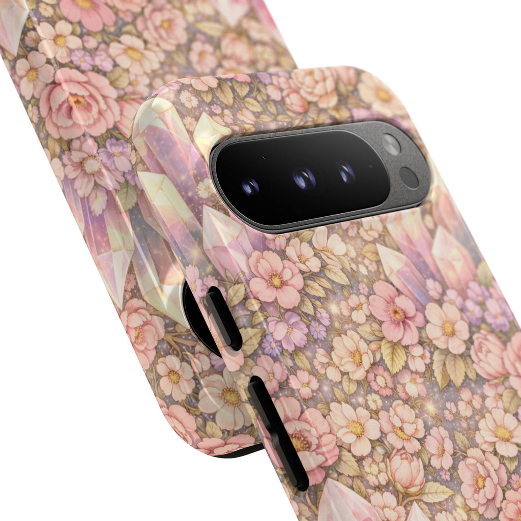 Google Pixel Phone Case —  Angelic Crystal Garden Tough Protective Cover