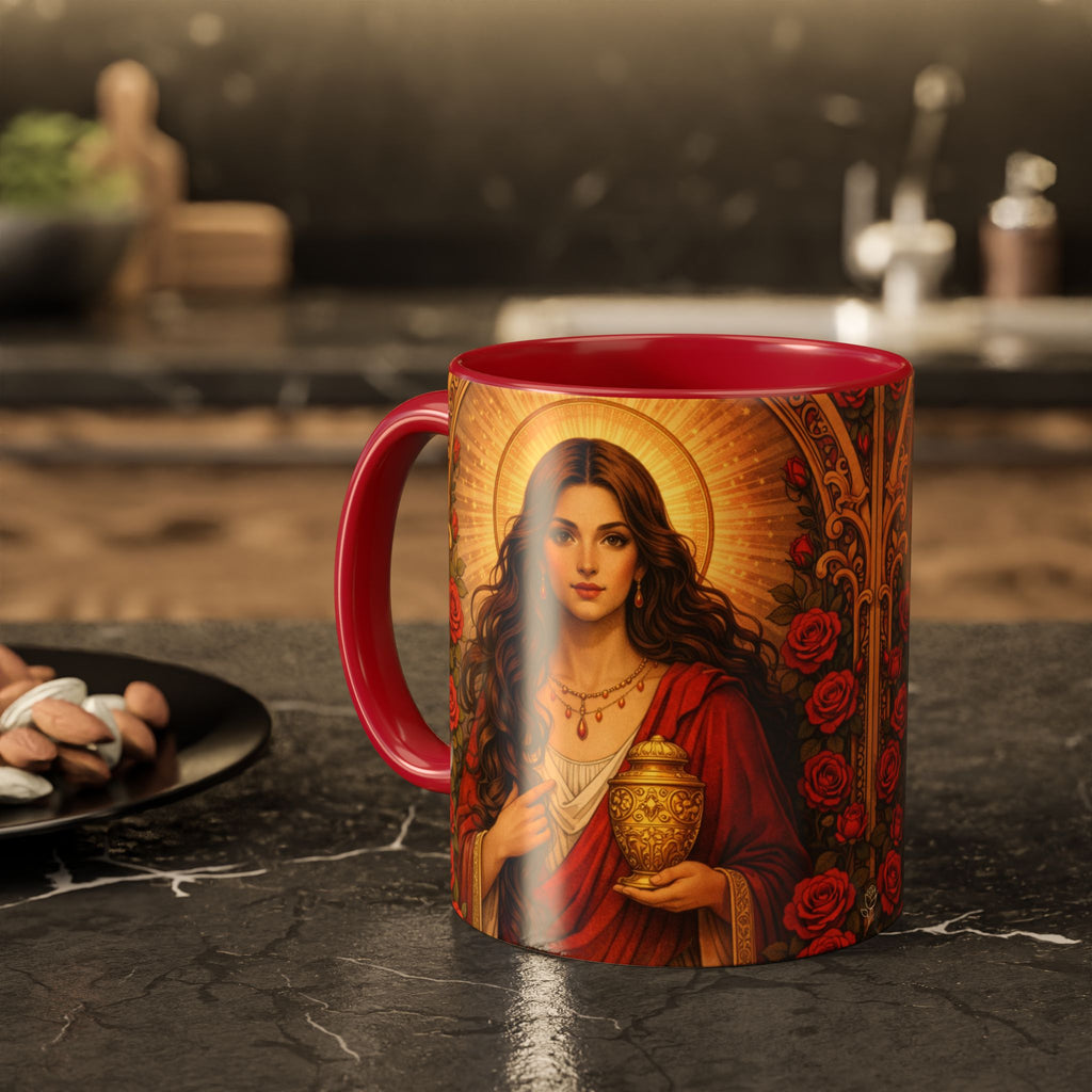 Mary Magdalene Ceramic Mug (11oz/15oz) — Sisterhood of the Rose Coffee Cup