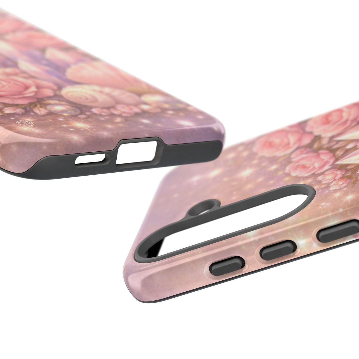 Samsung Galaxy Phone Case — Lemurian Rose Crystal Garden Tough Case