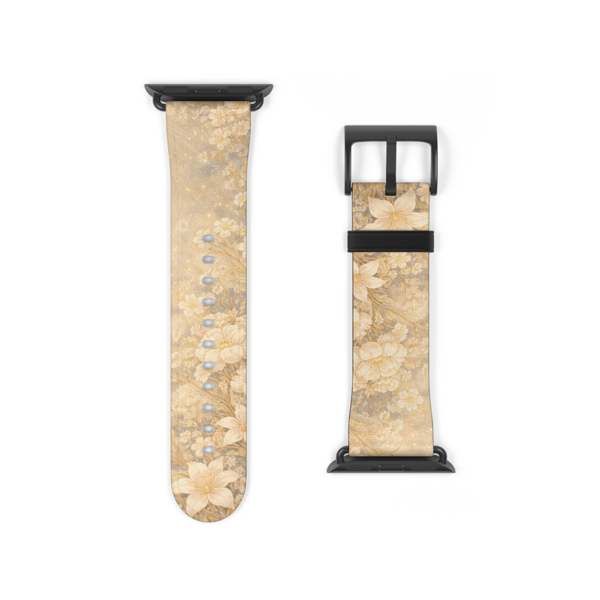 Angel Sitael iWatch Band — Neutral Vintage Bloom Strap for Apple Watch