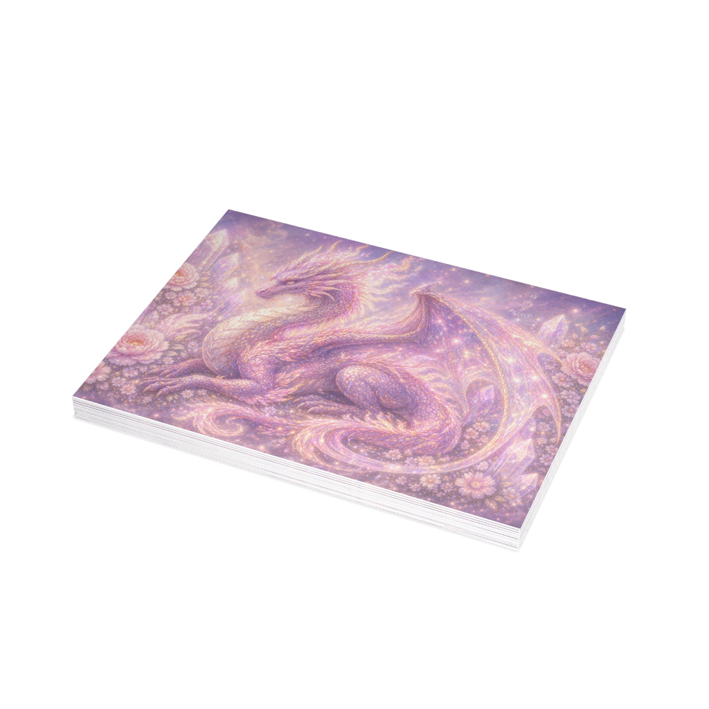 Lilac Fire Dragon Postcard Bundles (envelopes included)