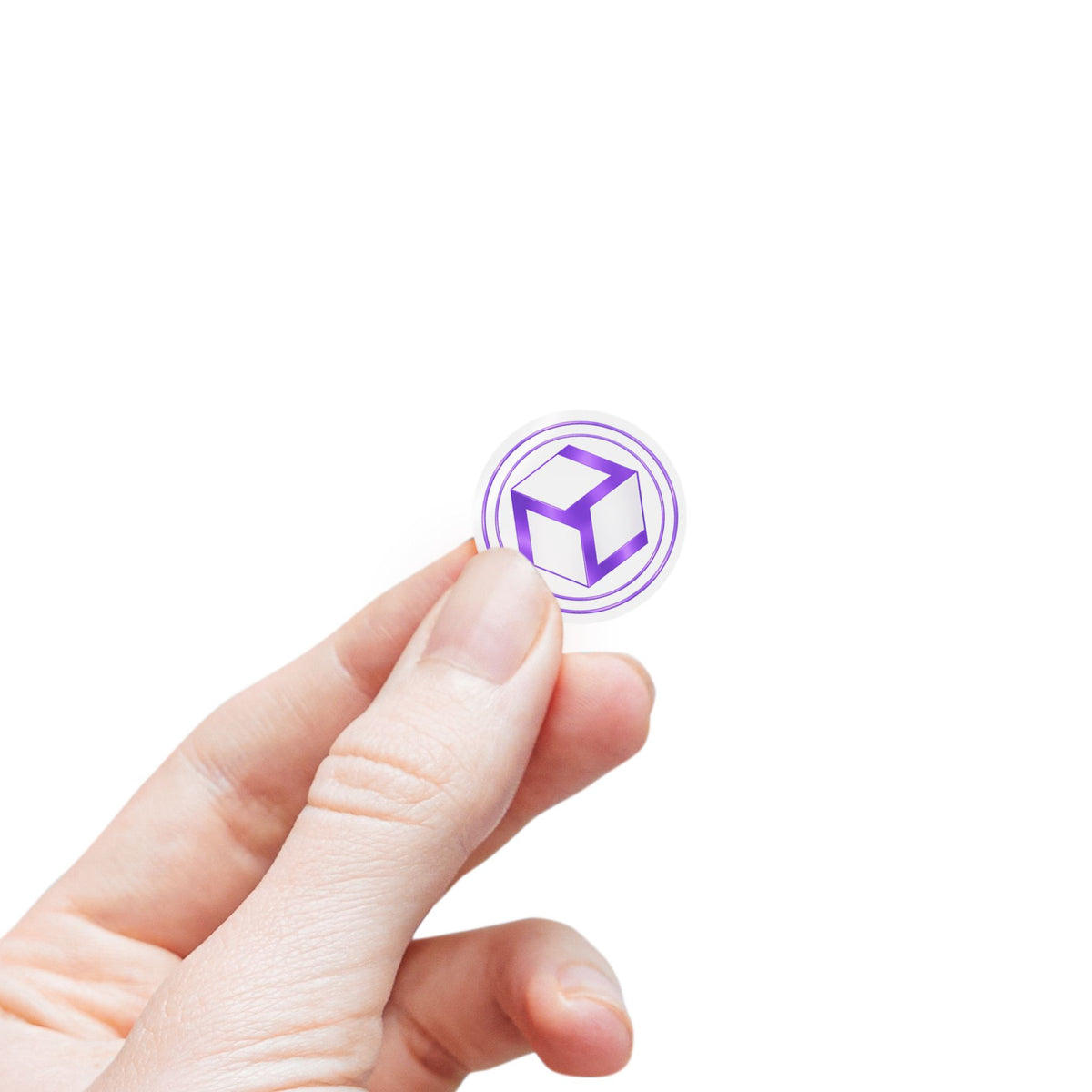 Lilac Antahkarana - Round Logo Sticker Roll