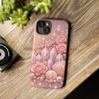 iPhone Case - Lemurian Rose Crystal Garden iPhoneTough Case