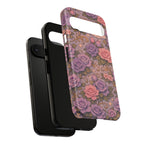 Google Pixel Tough Phone Case — The Sisterhood of the Rose — Master Portia's Rose Garden Vintage Drop-Proof Phone Cover