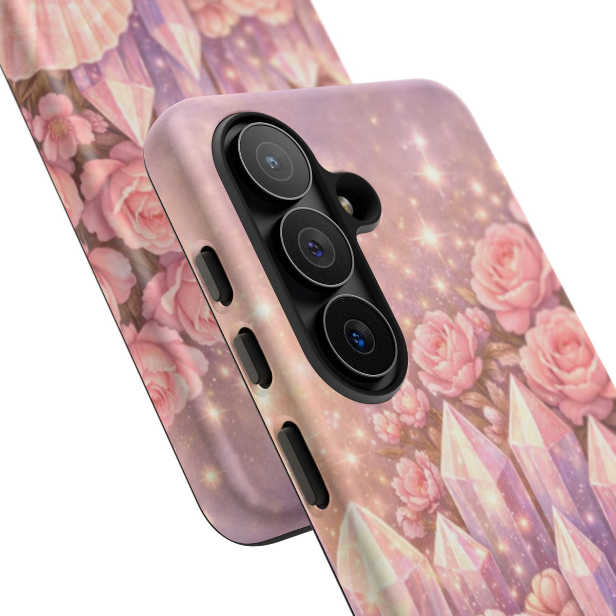 Samsung Galaxy Phone Case — Lemurian Rose Crystal Garden Tough Case