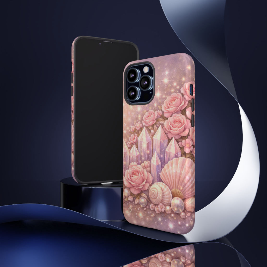 iPhone Case - Lemurian Rose Crystal Garden iPhoneTough Case