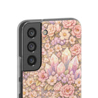 Samsung Galaxy Phone Case — Angelic Crystal Garden Clear Flexi Case