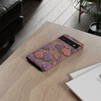 Google Pixel Tough Phone Case — The Sisterhood of the Rose — Master Portia's Rose Garden Vintage Drop-Proof Phone Cover
