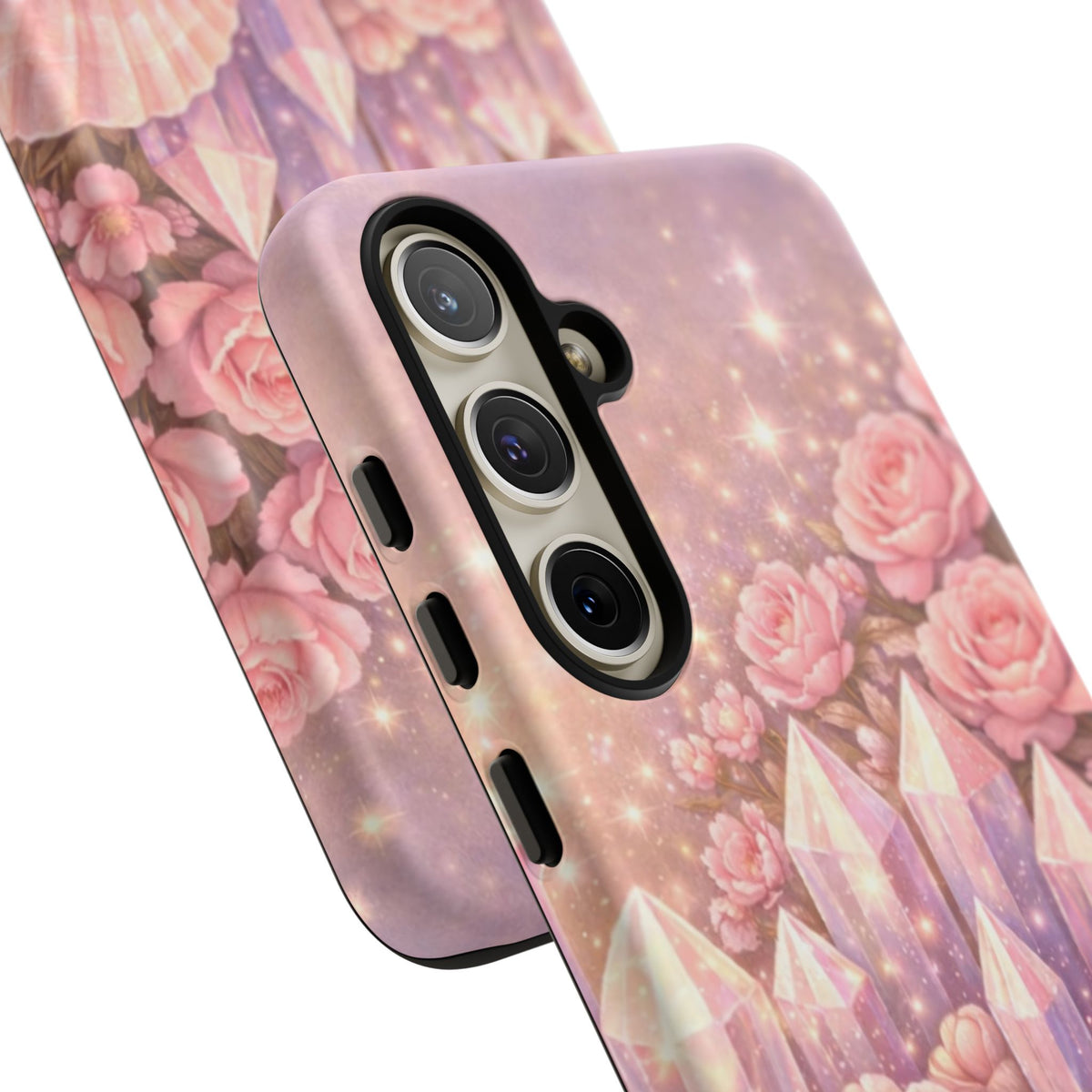Samsung Galaxy Phone Case — Lemurian Rose Crystal Garden Tough Case