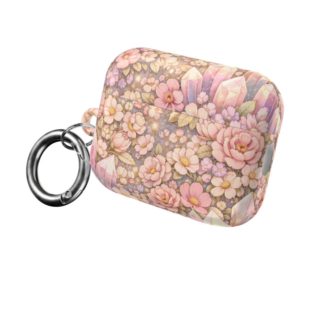 Floral Crystal AirPod Case — Angelic Crystal Garden AirPod Protector