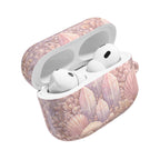 Lemurian Mermaid Crystal Garden AirPod Case — Pastel Seashell Protective Cover for AirPod