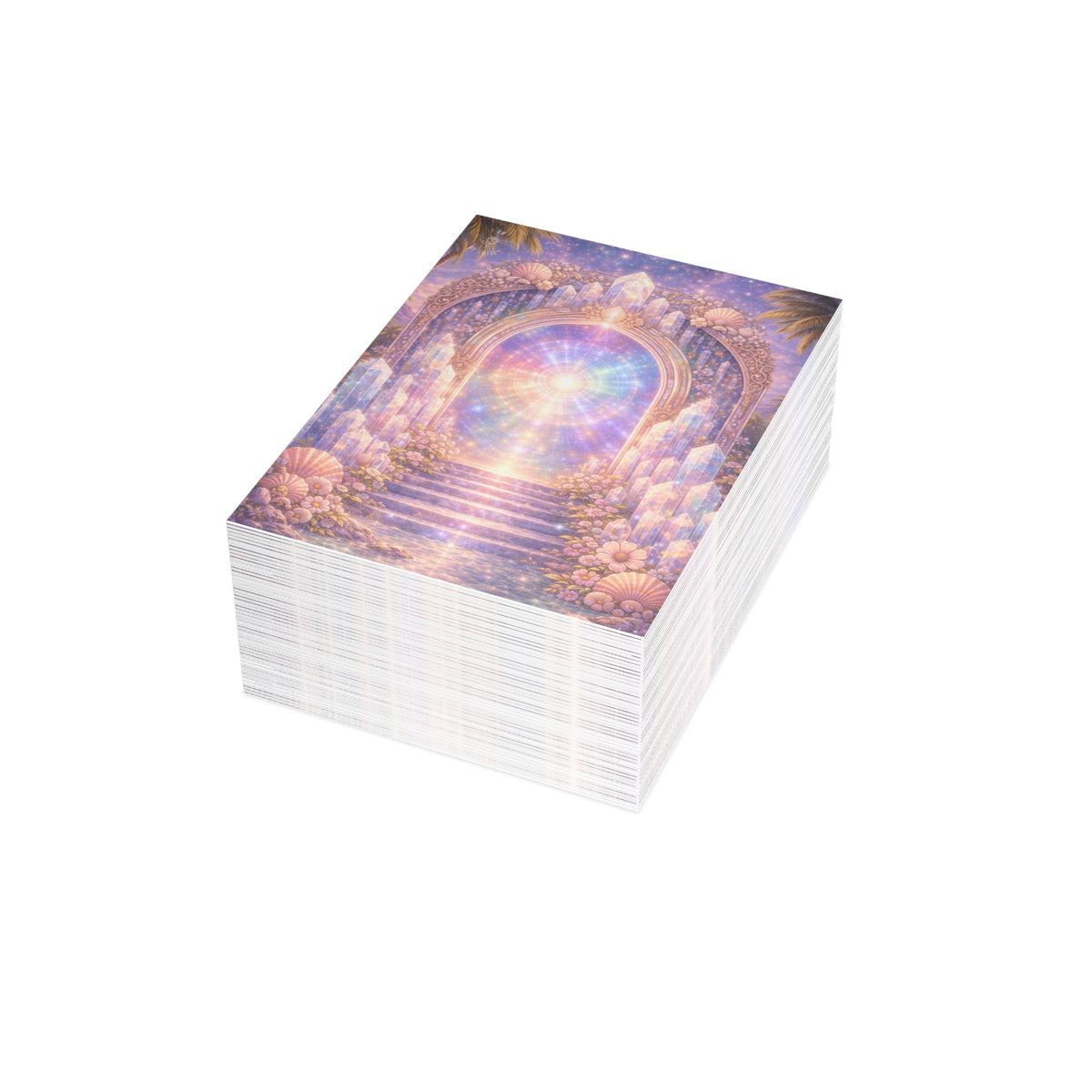 Lemurian Crystal Portal Postcard Bundles (envelopes included)