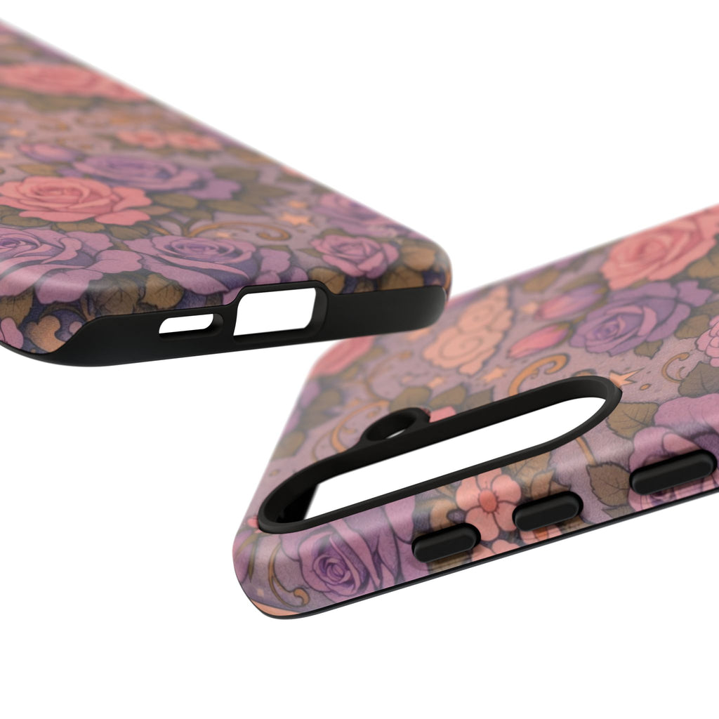 Samsung Galaxy Tough Phone Case — Master Portia's Rose Garden — The Sisterhood of the Rose Protective Samsung Cover