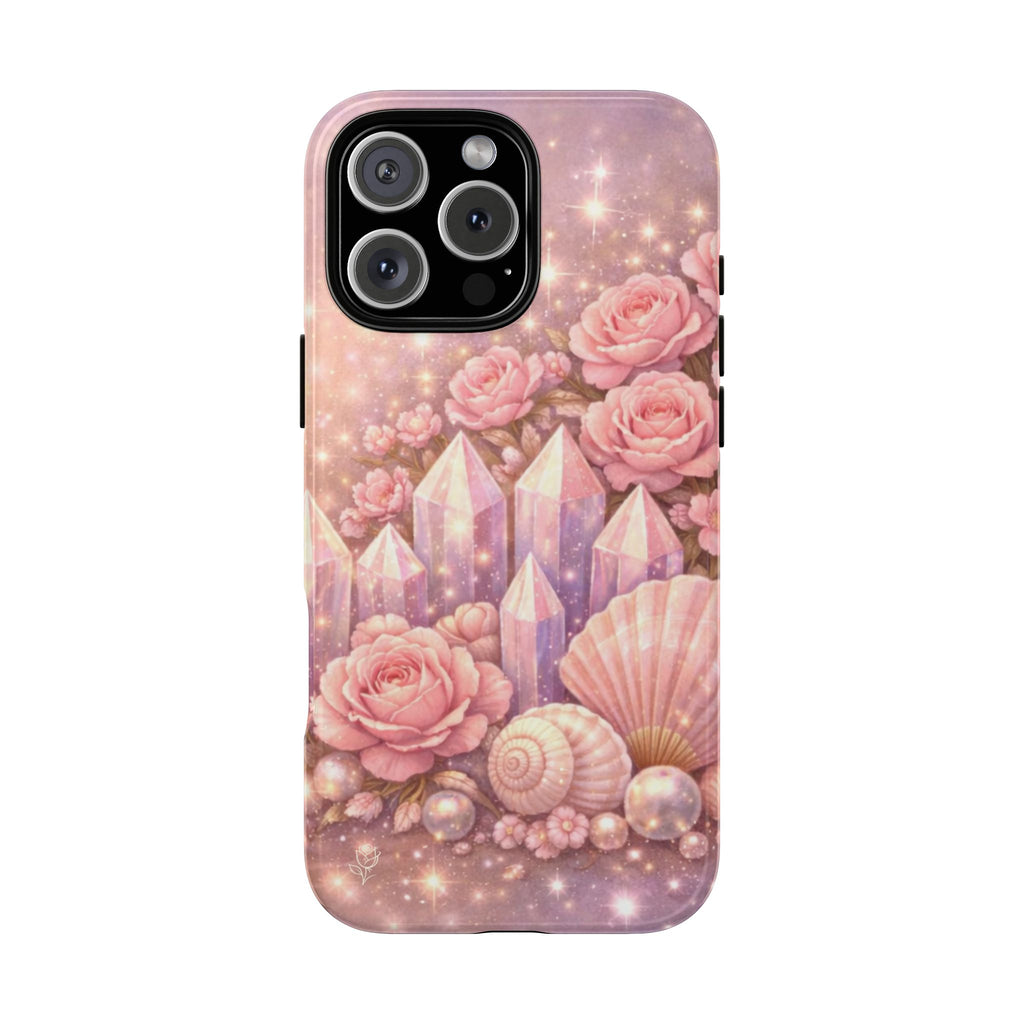 iPhone Case - Lemurian Rose Crystal Garden iPhoneTough Case