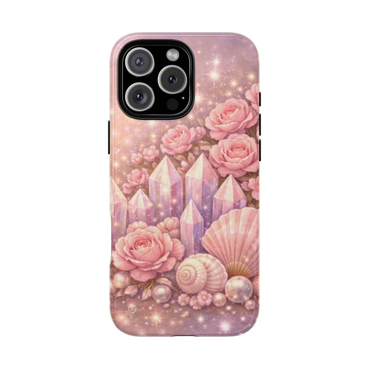 iPhone Case - Lemurian Rose Crystal Garden iPhoneTough Case