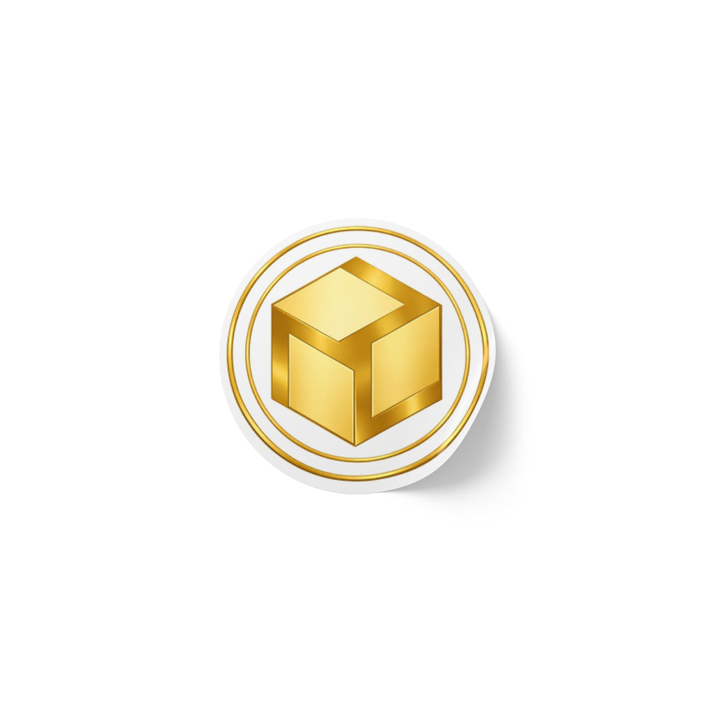 Gold 2 Antahkarana - Round Logo Sticker Roll