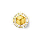 Gold 2 Antahkarana - Round Logo Sticker Roll